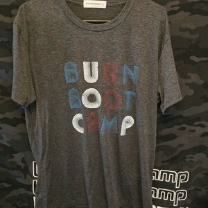 Burn Boot Camp Women's Gray Graphic Tee
